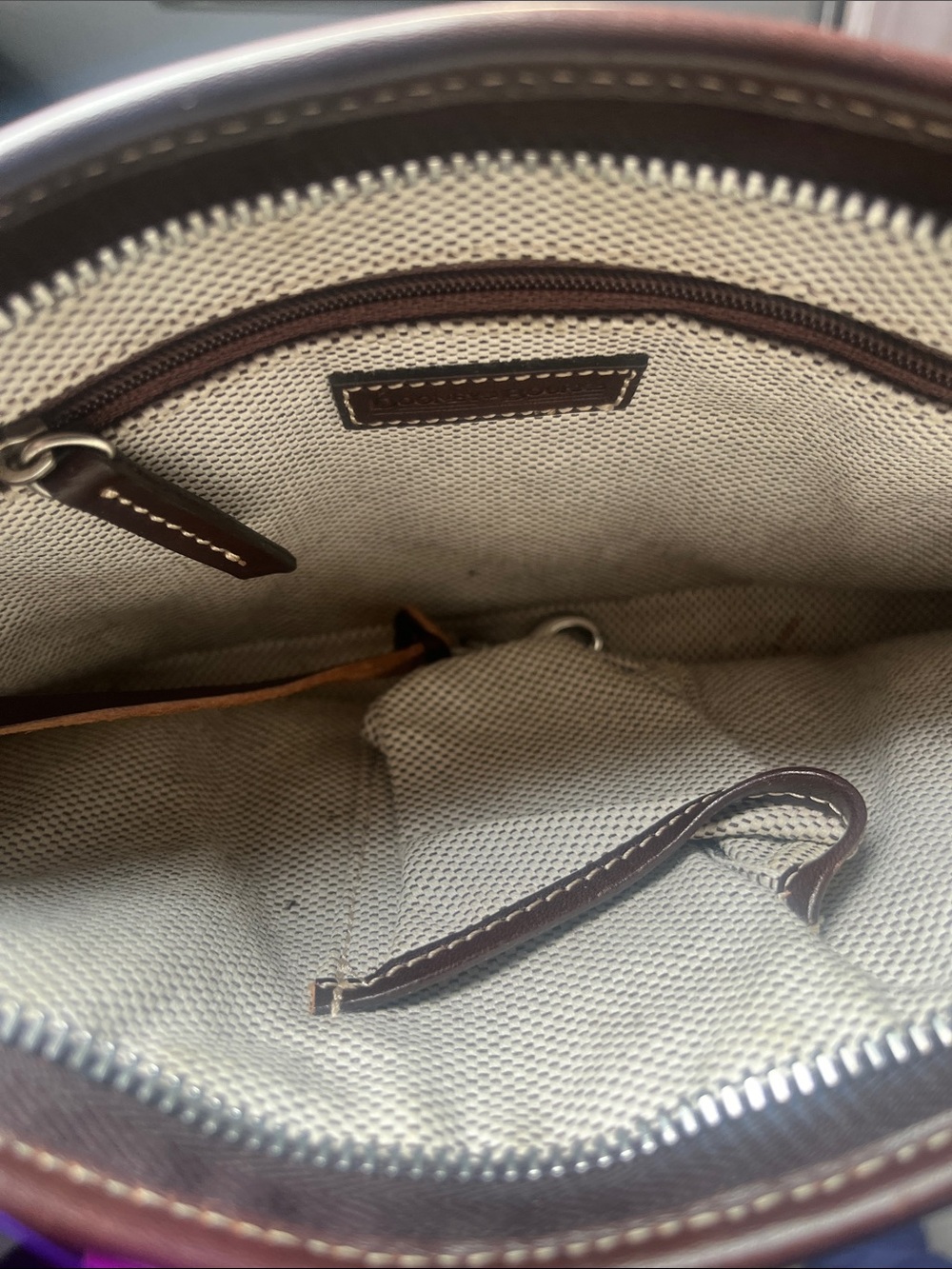 Vintage Y2K Dooney & Bourke signature monogram mini shoulder bag - Picture 5 of 11